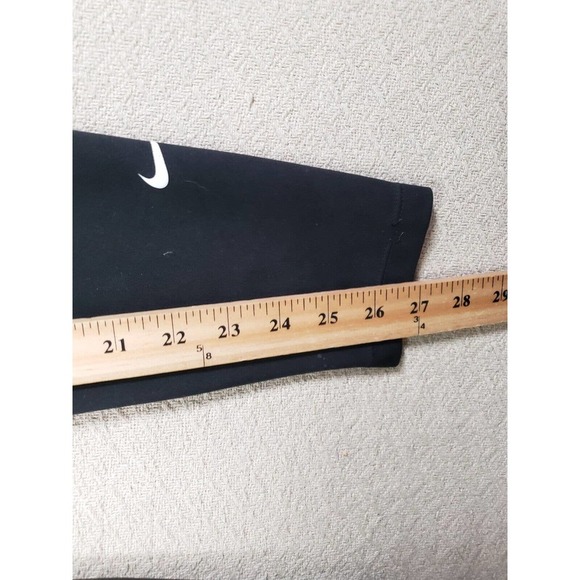 Nike Pants Womens Medium Black Dri Fit Leggings Elastic Waist Mid Rise Pull On - Picture 8 of 9